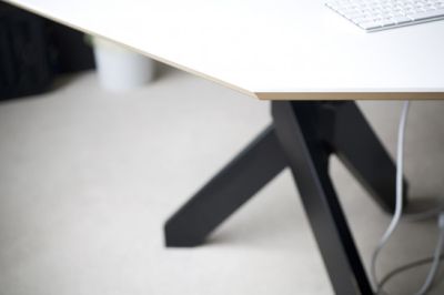 lhoas architectes architects design table base design offices 6x365