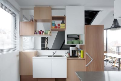 lhoas architectes architects carole christophe kitchen credits maxime delvaux  3x758
