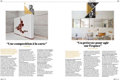 lhoas architects architects gael maison geraldine nicolas mirror shelve etagere miroir 2x366