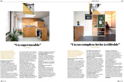 lhoas architects architects gael maison geraldine nicolas mirror shelve etagere miroir 3x366