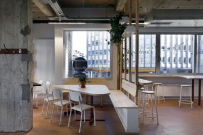 lhoas architectes architects presses universitaires bruxelles restaurant librairie credits photos maxime delvaux 1x365