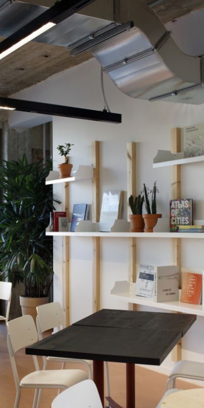 lhoas architectes architects presses universitaires bruxelles restaurant librairie credits photos maxime delvaux 20x822