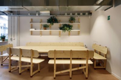 lhoas architectes architects presses universitaires bruxelles restaurant librairie credits photos maxime delvaux 4x365