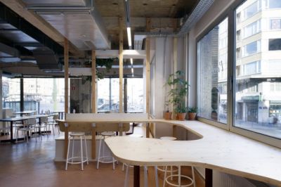 lhoas architectes architects presses universitaires bruxelles restaurant librairie credits photos maxime delvaux 6x365