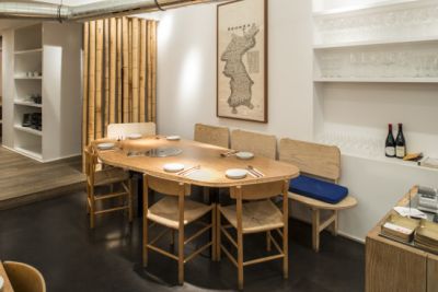 lhoas architectes architects maru corean kitchen restaurant furniture 5x366