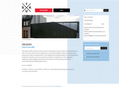 lhoas architectes architects conference obliques stuk leuven 3x413