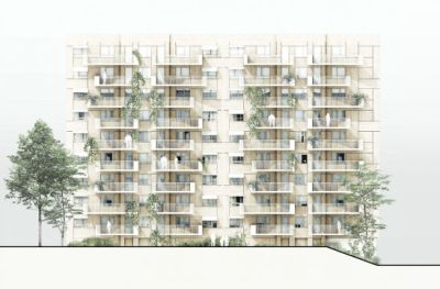 lhoas architectes architects ommegang marais housing foyer 6x360