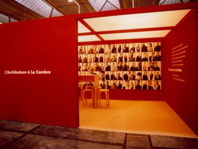 lhoas architectes architects la cambre stand 2x412
