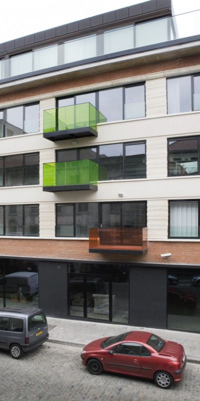 lhoas architectes architects vanhaerents buliding housing commercial bruxelles brussels 21x822