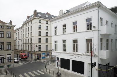 lhoas architectes architects vanhaerents buliding housing commercial bruxelles brussels 24x365