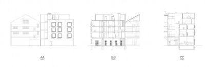 lhoas architectes architects vanhaerents mixed use plans 07x181